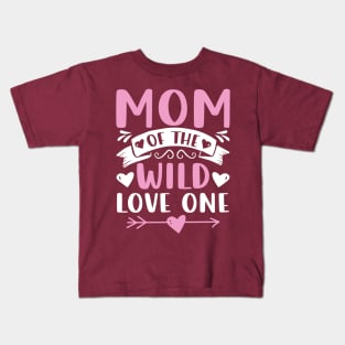 Mom Of The Wild Love One Kids T-Shirt